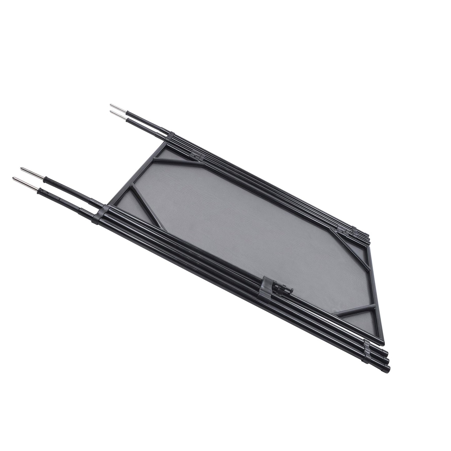 WFLNHB Easy-Install Pool Secure Gate, 4x2.5FT Pool Secure Fence Gate with Stainless Steel Latch for Inground Pools, Standalone Child Pet Barrier for Guarding Inground Pool and Spa Areas