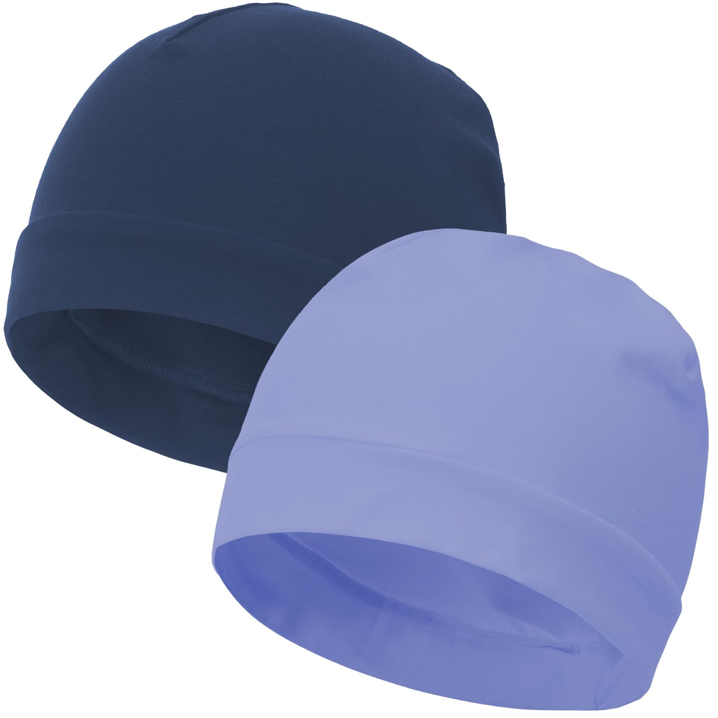 vidsel 100% Cotton Skull Caps for Men Women Breathable Night Cap Sleep Hats Soft Lightweight Running Beanie Helmet Liner