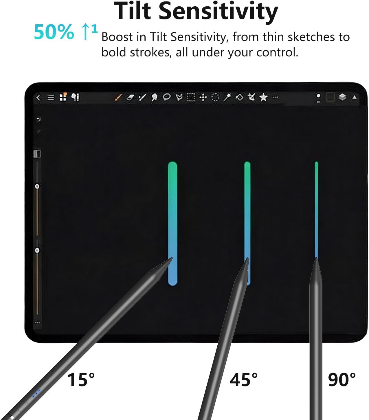 Xpencifan 1st 2nd 11/12.9/13, iPad Pencil Generation for iPad, Stylus Pen for Pencil Generation with Magnetic Charging