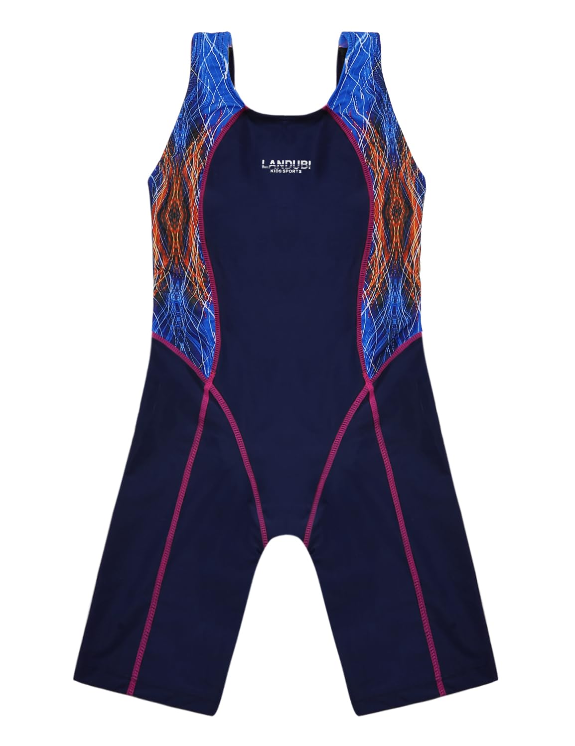 Cadocado Little Girls Athletic One Piece Swimsuit Girls Training Competition Swimsuits Surfing Swimsuit for Girls (2-4 Years) Multicolor