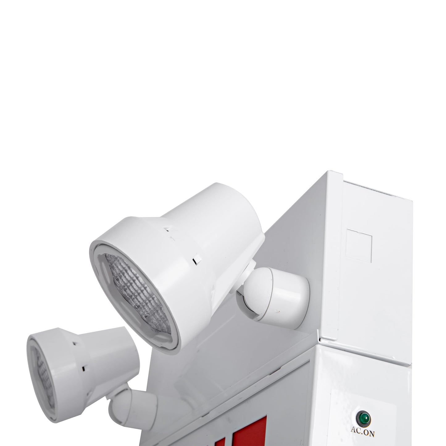 TANLUX Steel Exit Sign with Remote Capabilities, 36 Watt Battery Pack, AC 120-347V Input, Commercial Battery Unit Emergency Lights with 2 by 2 watts Head, Up To 4 Hours Emergency Duration Time