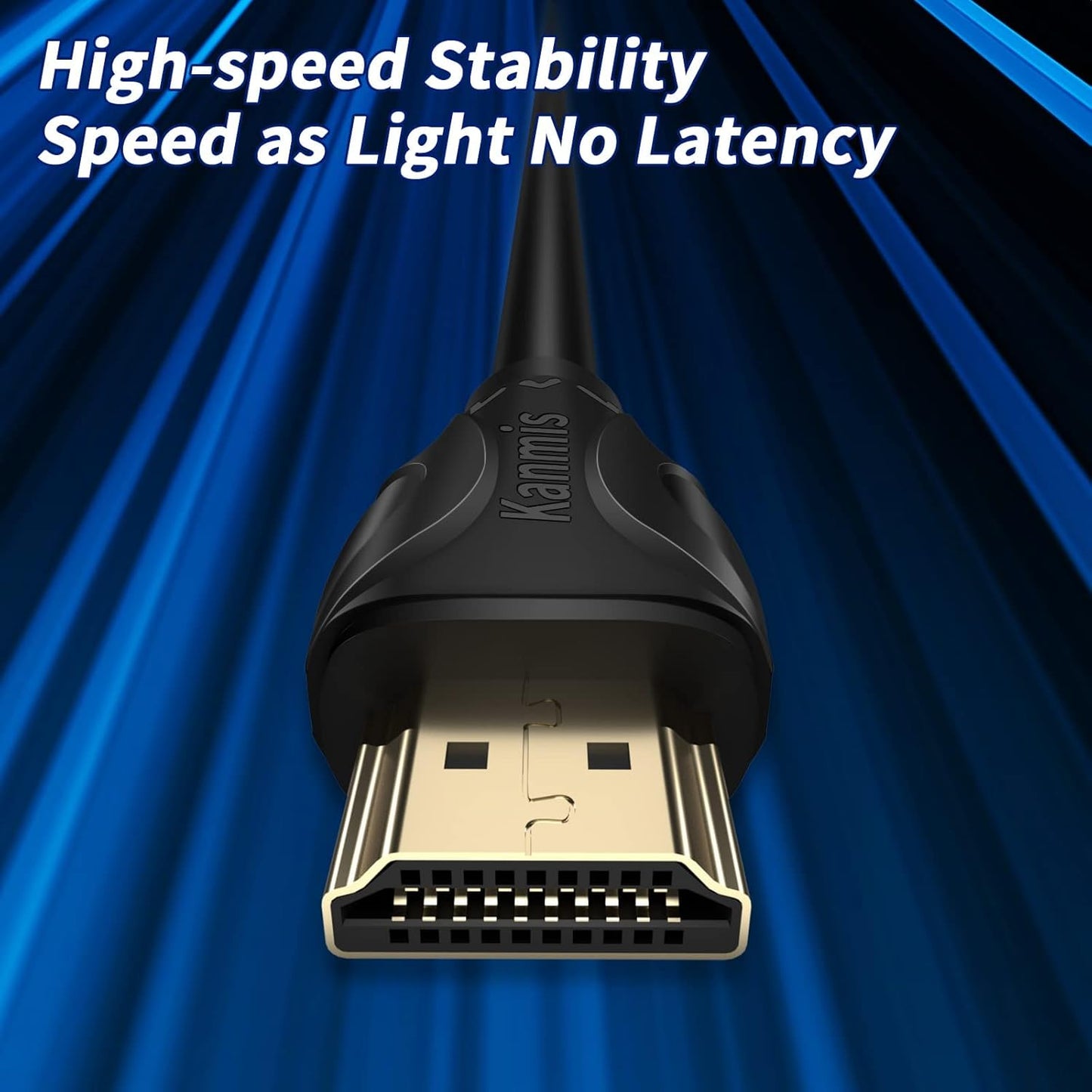 kanmis 4K 40ft, 2.0 &4K@60Hz 2K 1080P, PS3 PS4 HDMI Cable High Speed Hdmi Cables Ultra High Speed Gold Plated