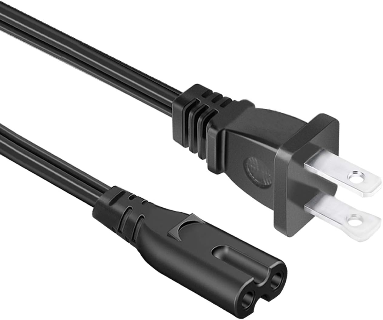 Trospow M8-F 8.2ft 2 M8-F Power Cord Replacement for AuKing Mini Projector Prong AC Power Cord Cable AuKing Mini