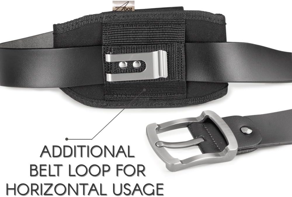 AGOZ TC51 TC56 TC51 TC52 TC56 TC57 TC21 TC26 TC20 TC25 Zebra Scanner Holster, Rugged Carrying Case Pouch for Zebra