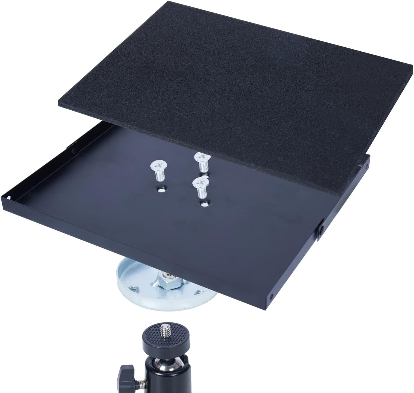 M MIMMU 1/4" 3/8" Projector Tray - Platform Holder for to Screw Tripod Stand Mount