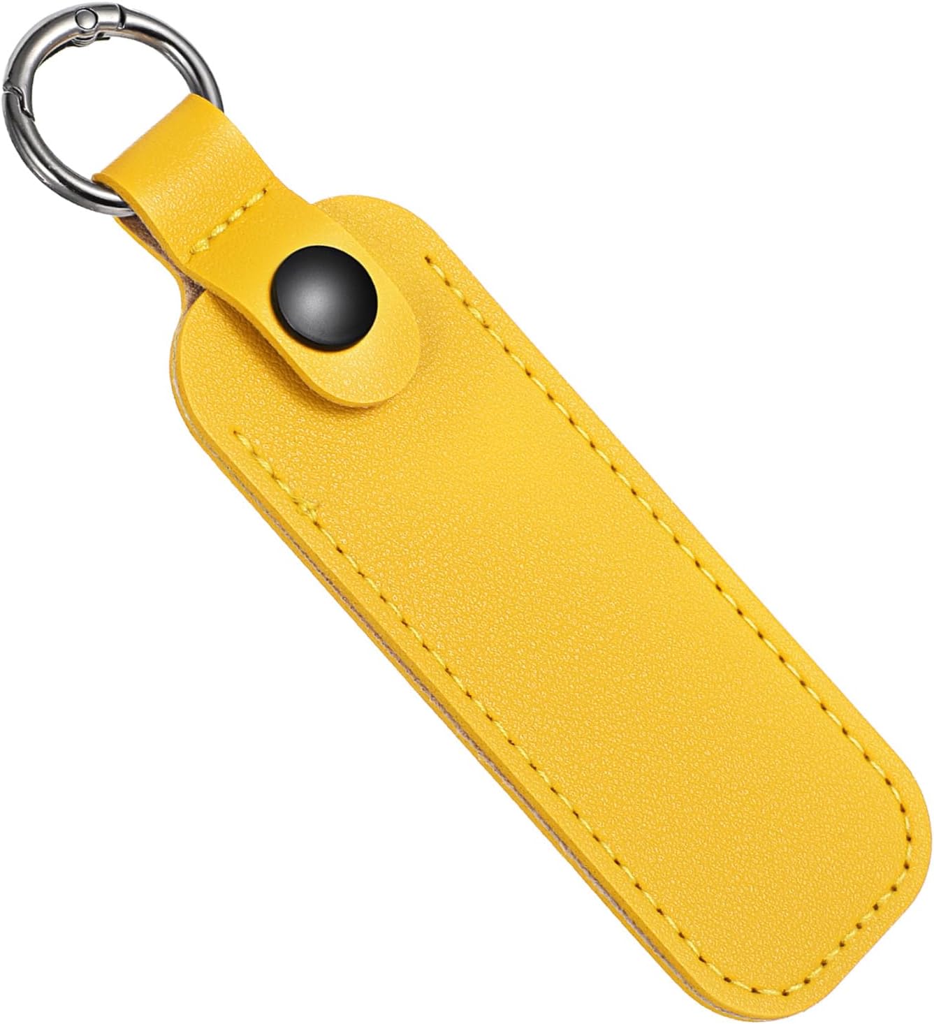 Ymapinc Leather USB Flash Drive Holder, Portable USB Storage Case for Flash Drive with Keychain Ring, Carrying Pouch
