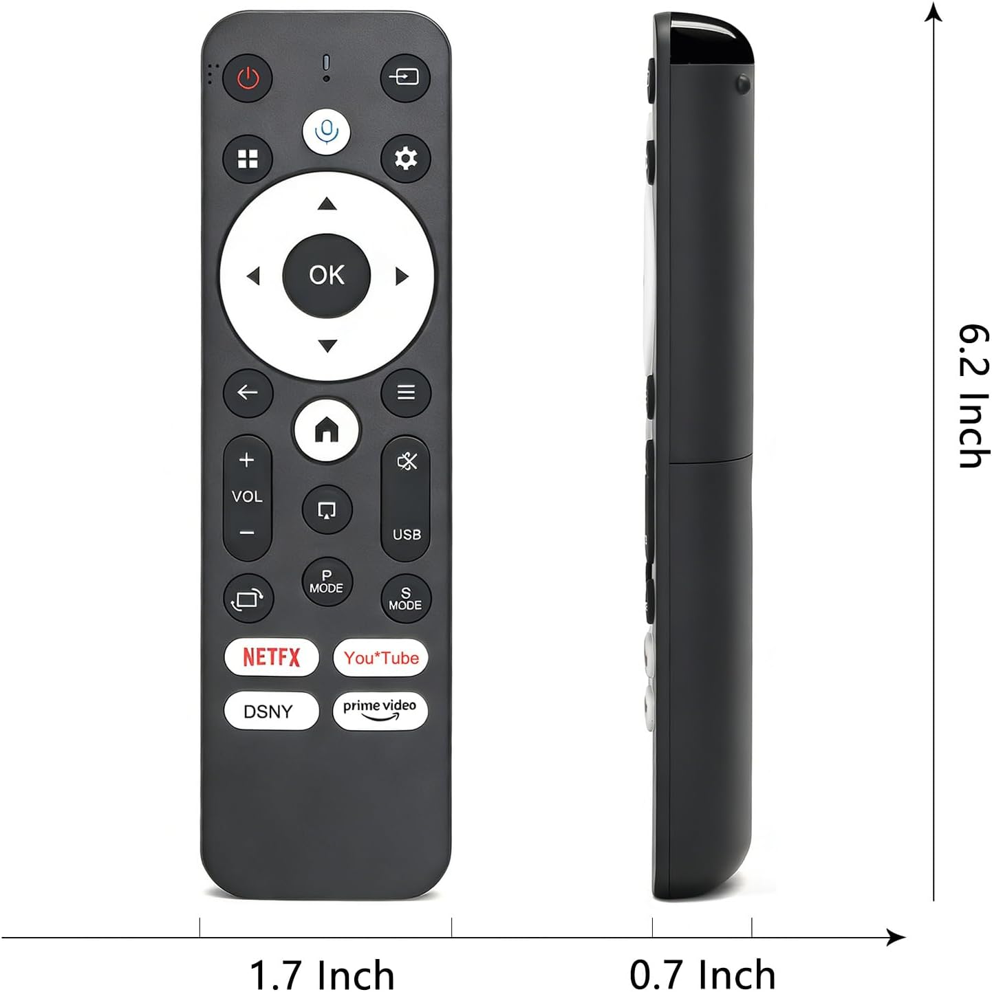 Molgoc DP03 Replacement Remote Contral for Portable Projector,Compatible with YOWHICK Portable Projector.
