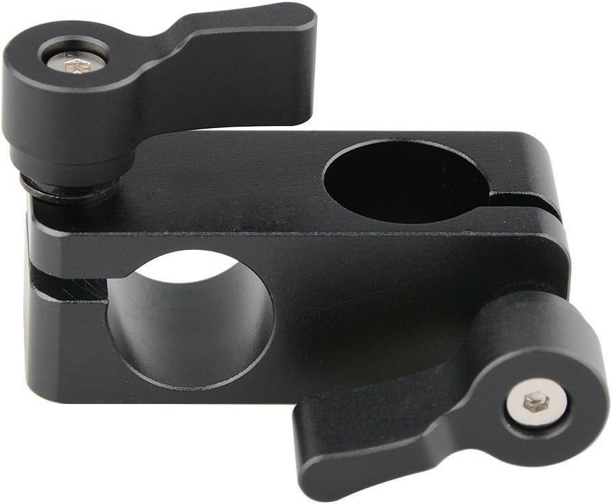 CAMVATE 15mm 90 Rig(2 1777 Right Angle Rod Clamp Rod Degree Rotate for Video Camera DSLR PCS)