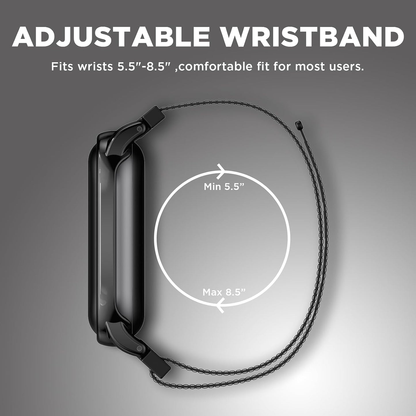 Wacanc (2025),Replacement Quick Release Nylon Wristband Compatible with Plaud NotePin Voice Recorder,PC Case with Soft