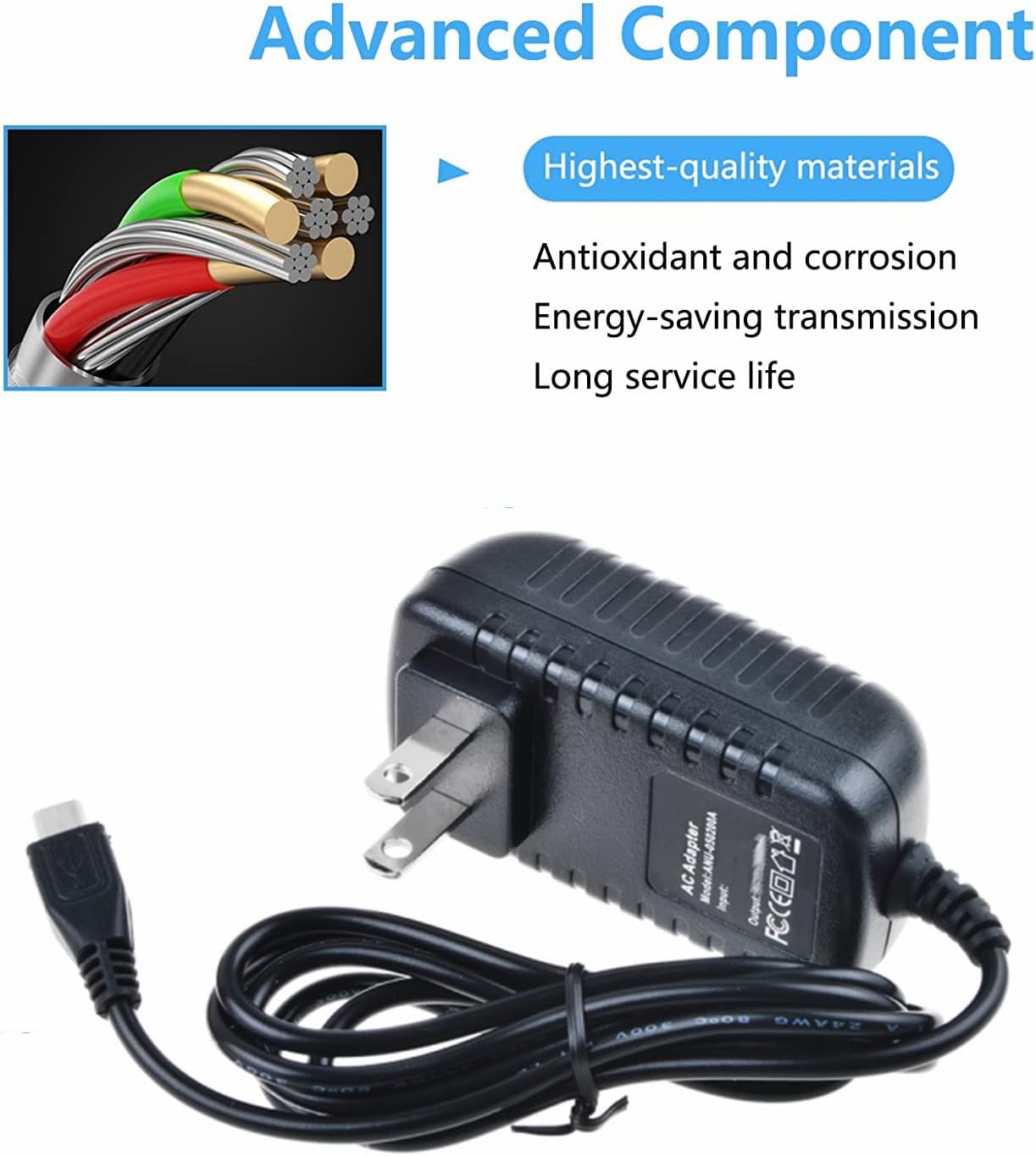 Dysead Q2n AC DC Adapter Charger for Zoom Handy Video Recorder Power Supply