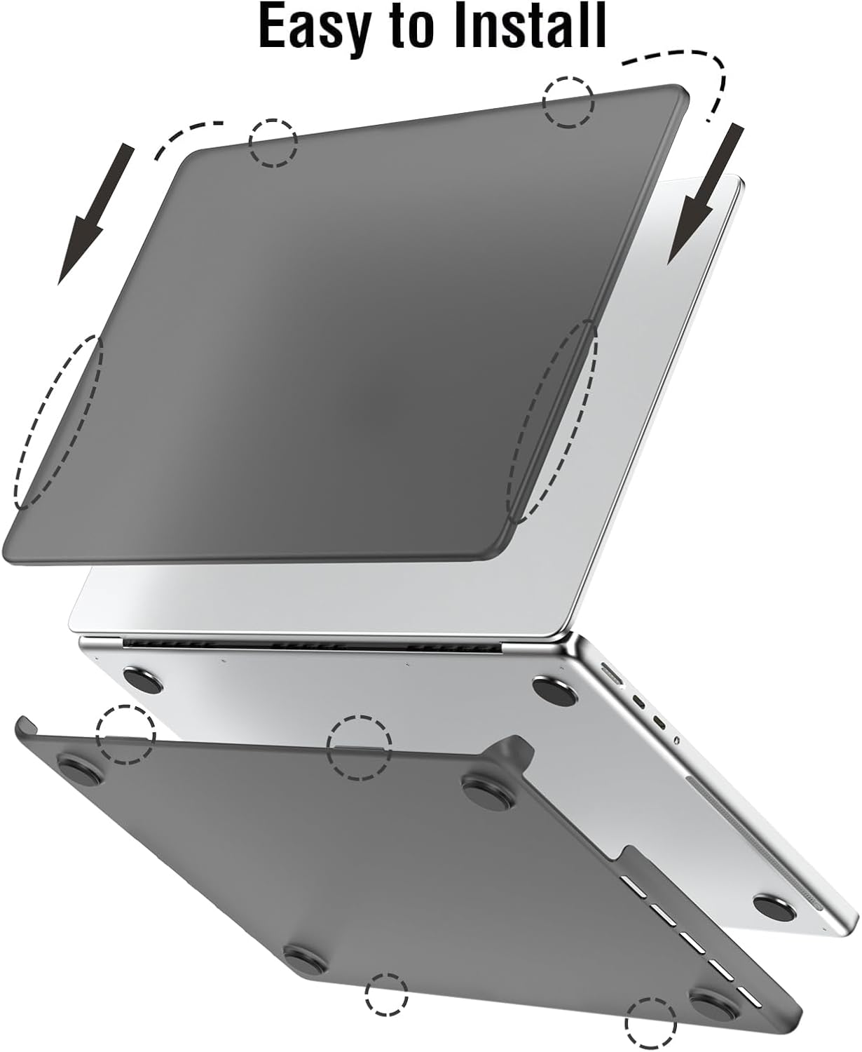 BlueSwan 16 inch 2026-2021 M5 M4 M3 M2 M1 for MacBook Pro Case, Pro/Max, Anti-Scratch Flexible Protective Laptop Cover