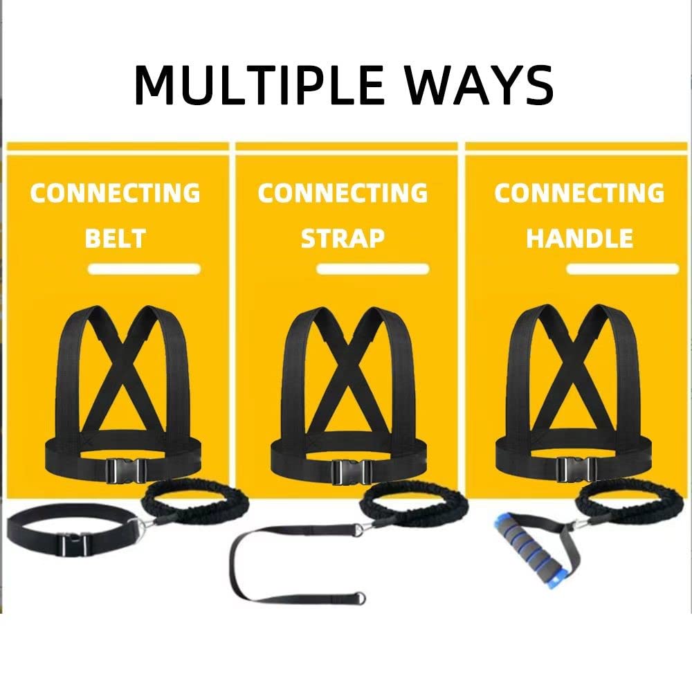 Resistance Explosive Training Rope Force Improve Power, Agility, Strength Track and Field Football Basketball Volleyball Multi-Directional Physical Equipment