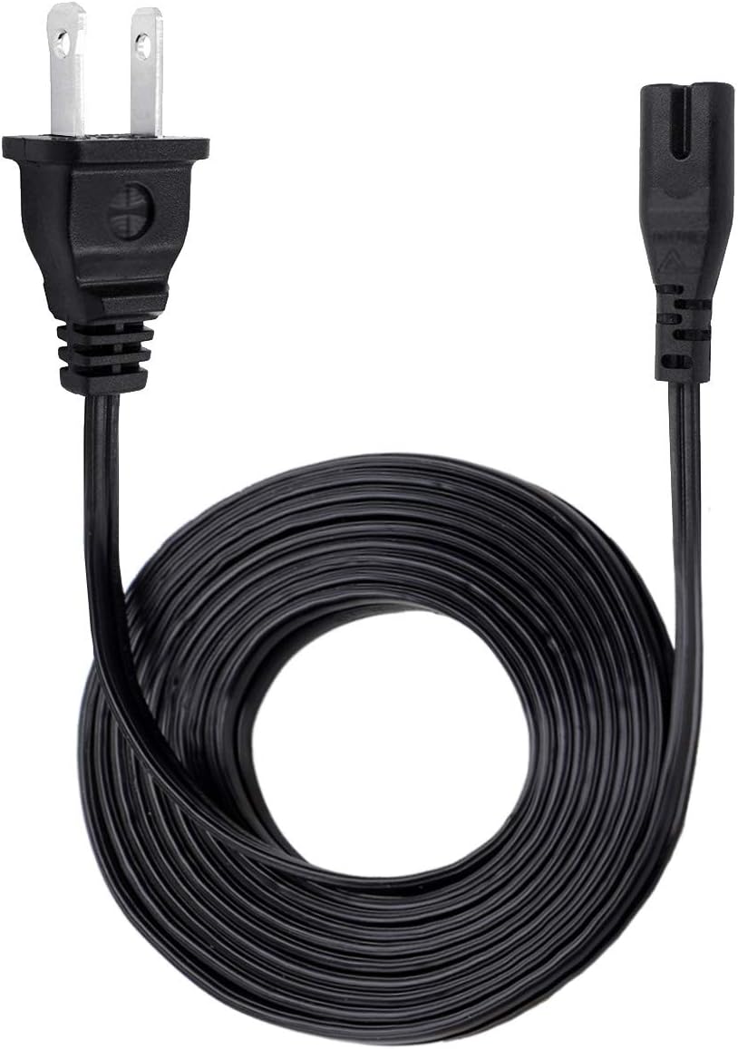 Saireed 8ft HT-S40R S100F HT-S100F HT-G700 2 C7 Power Cord Replacement for Sony Soundbar Prong IEC AC Power Cord Cable
