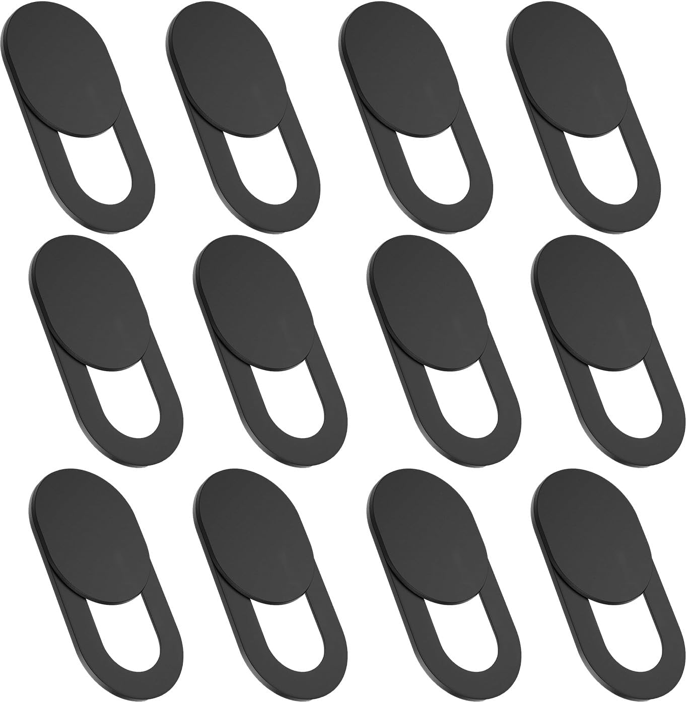 CaseHQ [12 Pack] 0.027in Laptop Camera Cover Slide, Ultra-Thin Webcam Cover Compatible