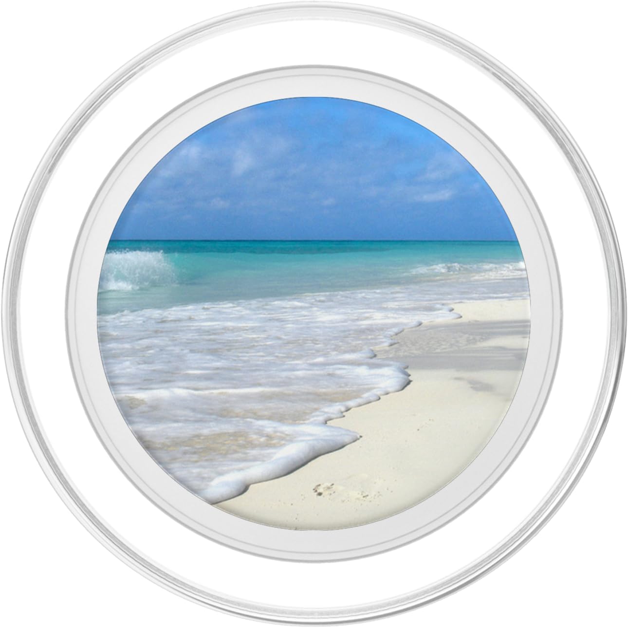 CJ Grips Summer Beach and Ocean PopSockets PopGrip for MagSafe