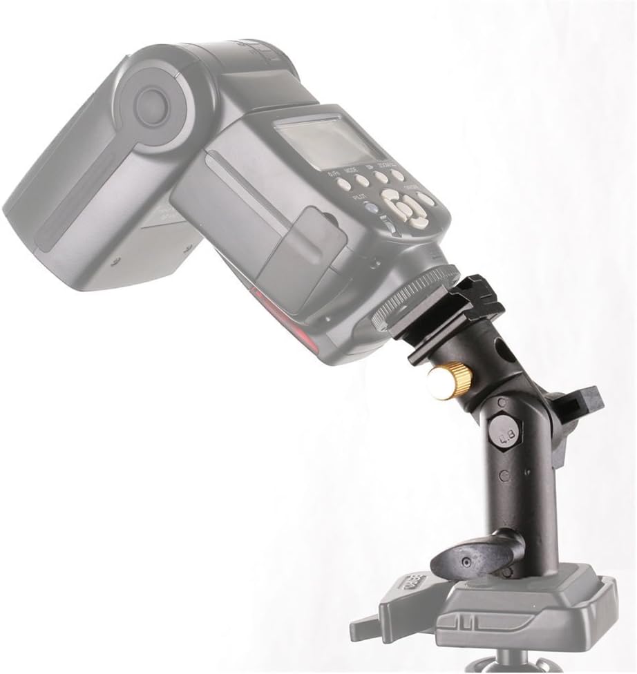 2 Pack Fotga Camera Flash Speedlite Mount Swivel Light Stand Bracket with Umbrella Reflector Holder for Camera DSLR