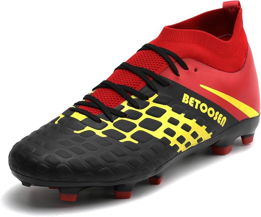 Men's Outdoor Firm Ground Football Soccer Cleats Shoes Futsal Football Training Sneakers
