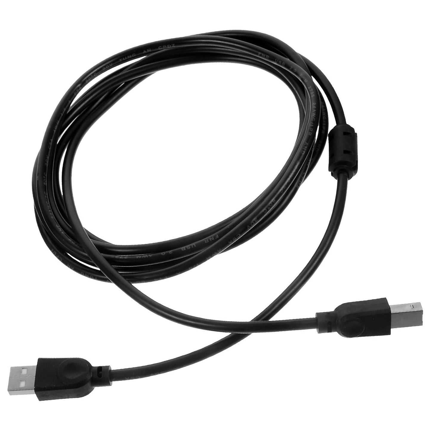 Generic 2.0 3 USB Printer Cable Meter Black for Computer Fax Machine Copier Office Printing Supply