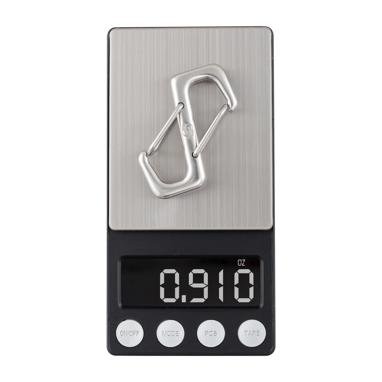 SHONAN Double Sided Carabiner S Biner, 2-1/3" Dual Gate S Clip Stainless Steel S Shaped Carabiner Key Holder