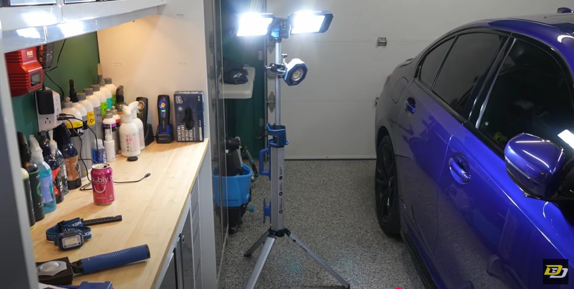 NextLED Ultimate NT-6926M Heavy Duty Tripod Work Light with Detachable Magnetic Lamp Head, 6000 Lumen, 6500/4500K Color Temperature, 8000 mAh Built-in Battery, CRI 90+, AC/DC Compitable