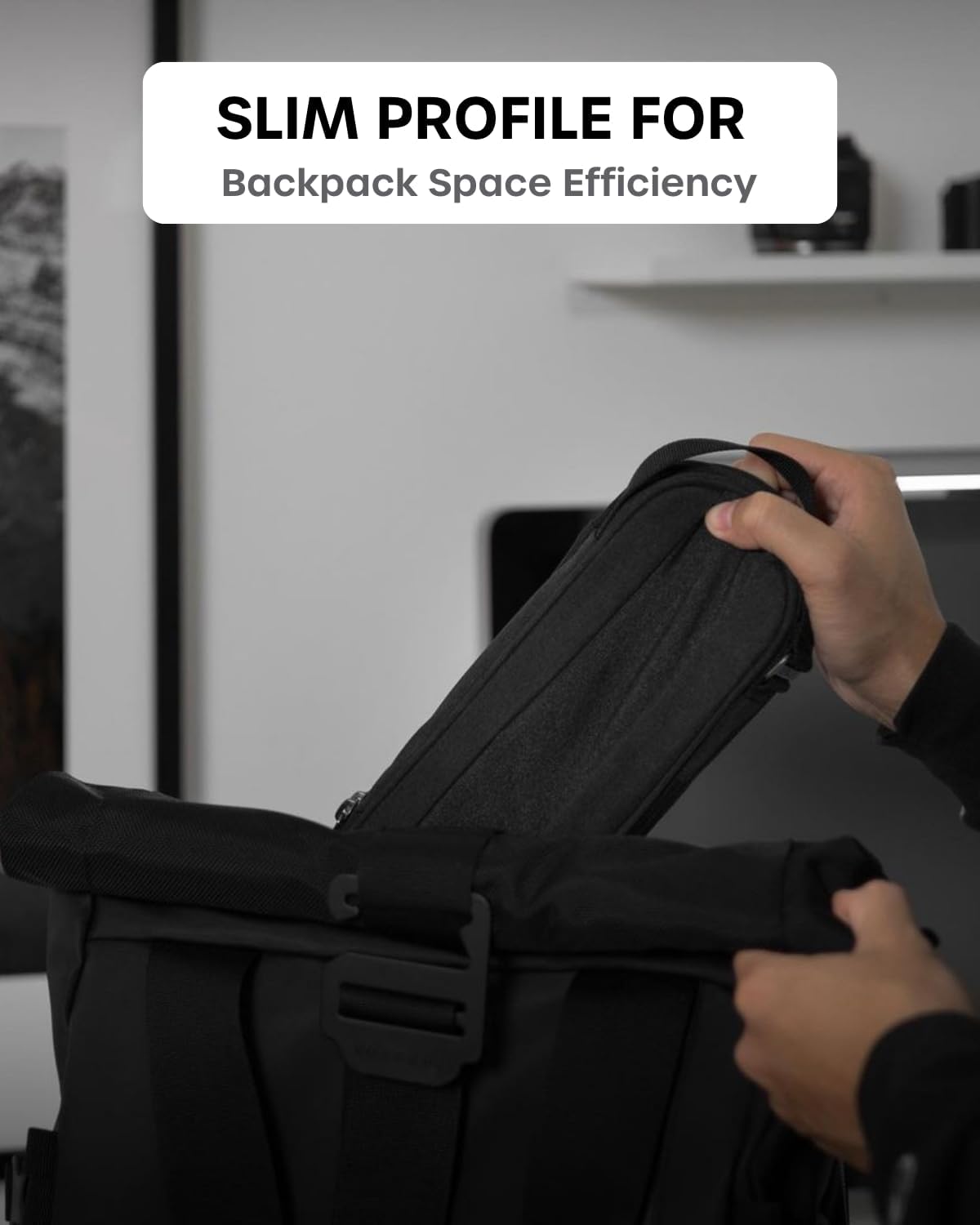 SIDE BY SIDE Electronics Organizer Travel Case for Cables, Charger, Power Bank Tech Bag for MacBook Accessories