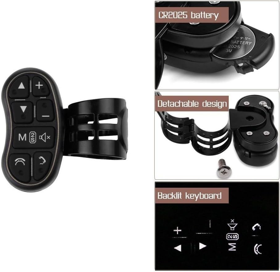 YuYue Electronic 2 Universal Car DVD GPS Player Wireless Remote Controller, Steering Wheel Remote Control Button