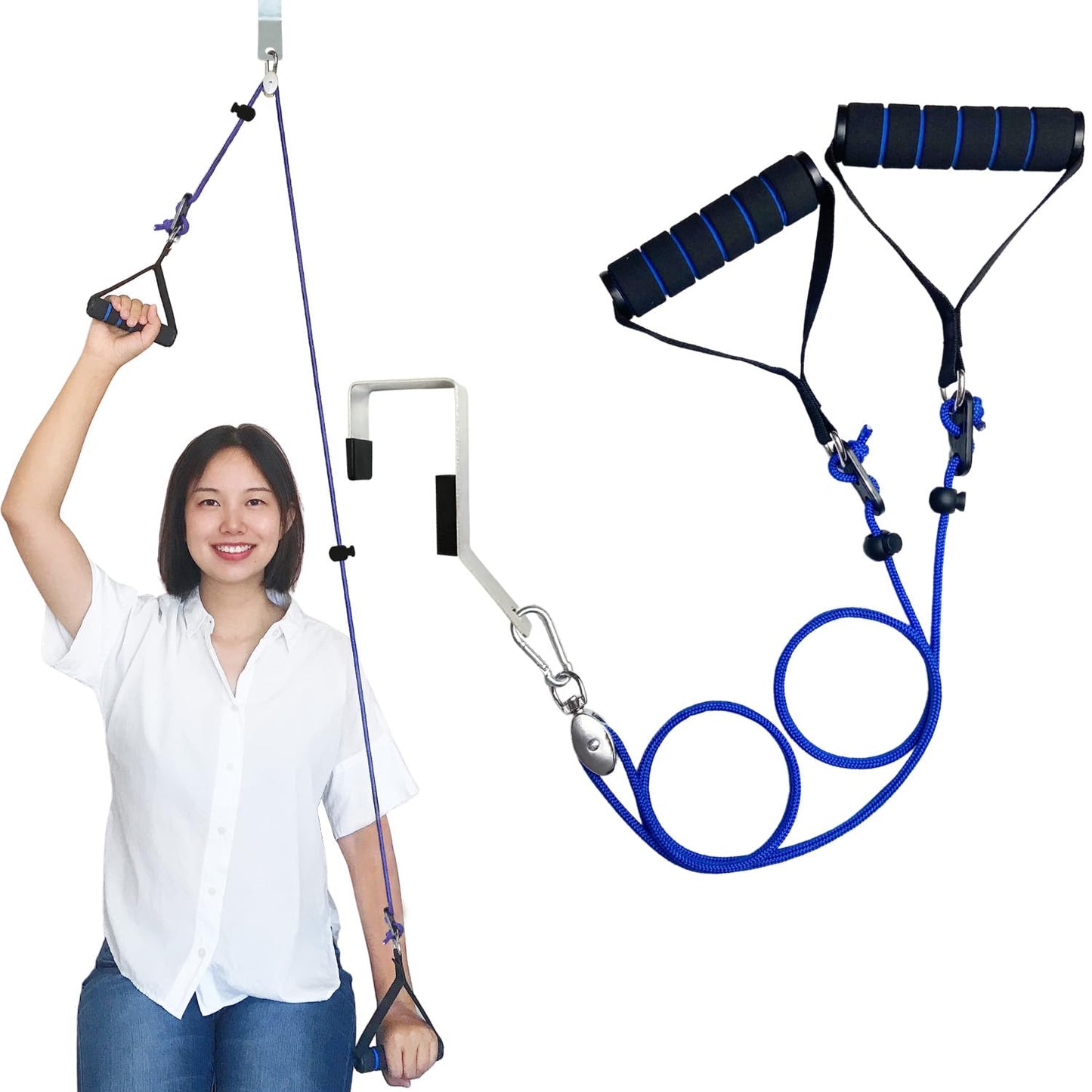 Shoulder Pulley for Physical Therapy, Pulleys for Shoulder Rehab Over Door, Shoulder Pulley Over The Door Physical Therapy, Door Pulleys For Physical Therapy, Arm Pulley, Over The Door Pulleys