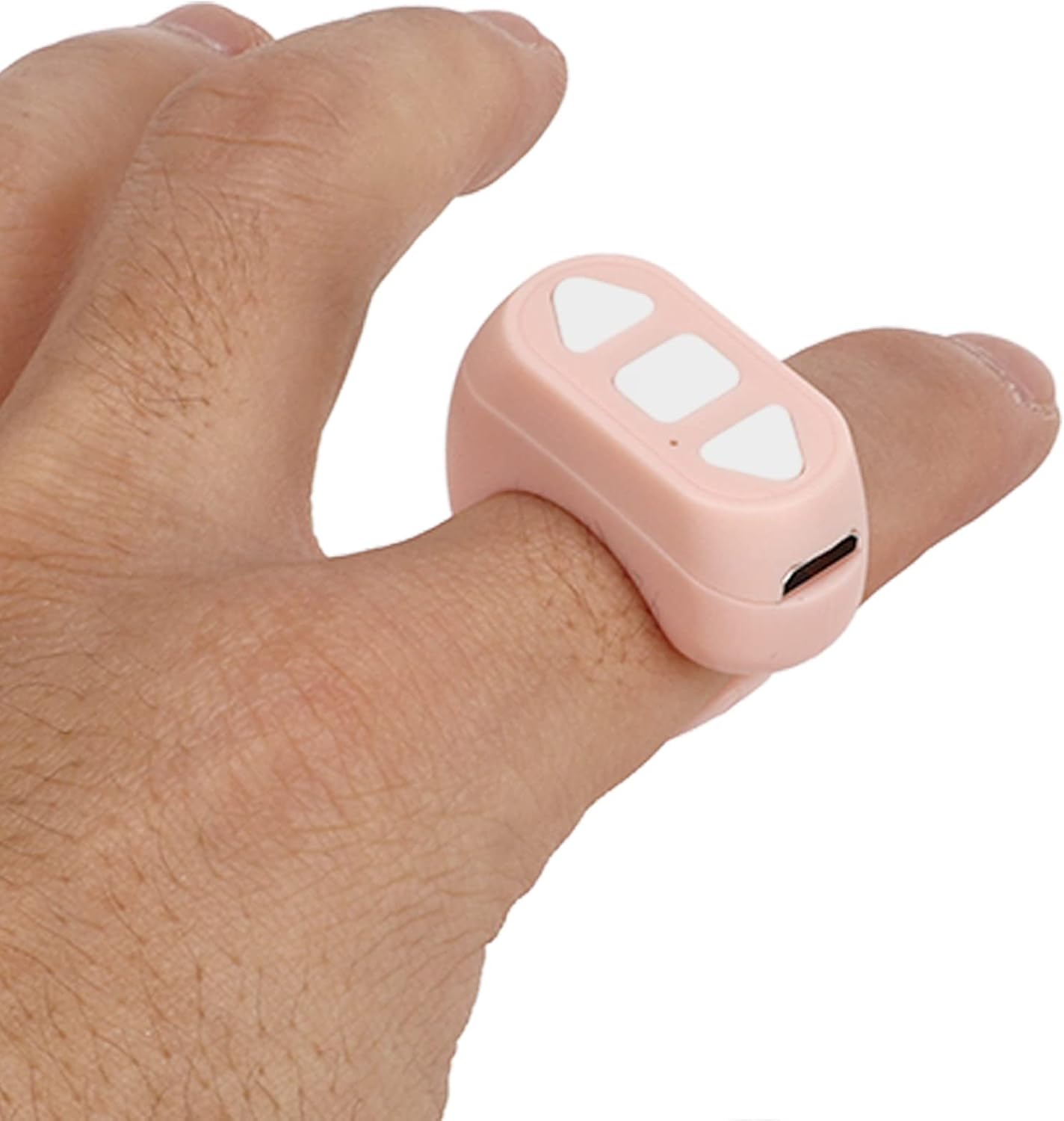 Zopsc Page Turner, Bluetooth Remote Control Page Turner TikTok Remote Scrolling Ring Clicker, Video Scrolling Ring