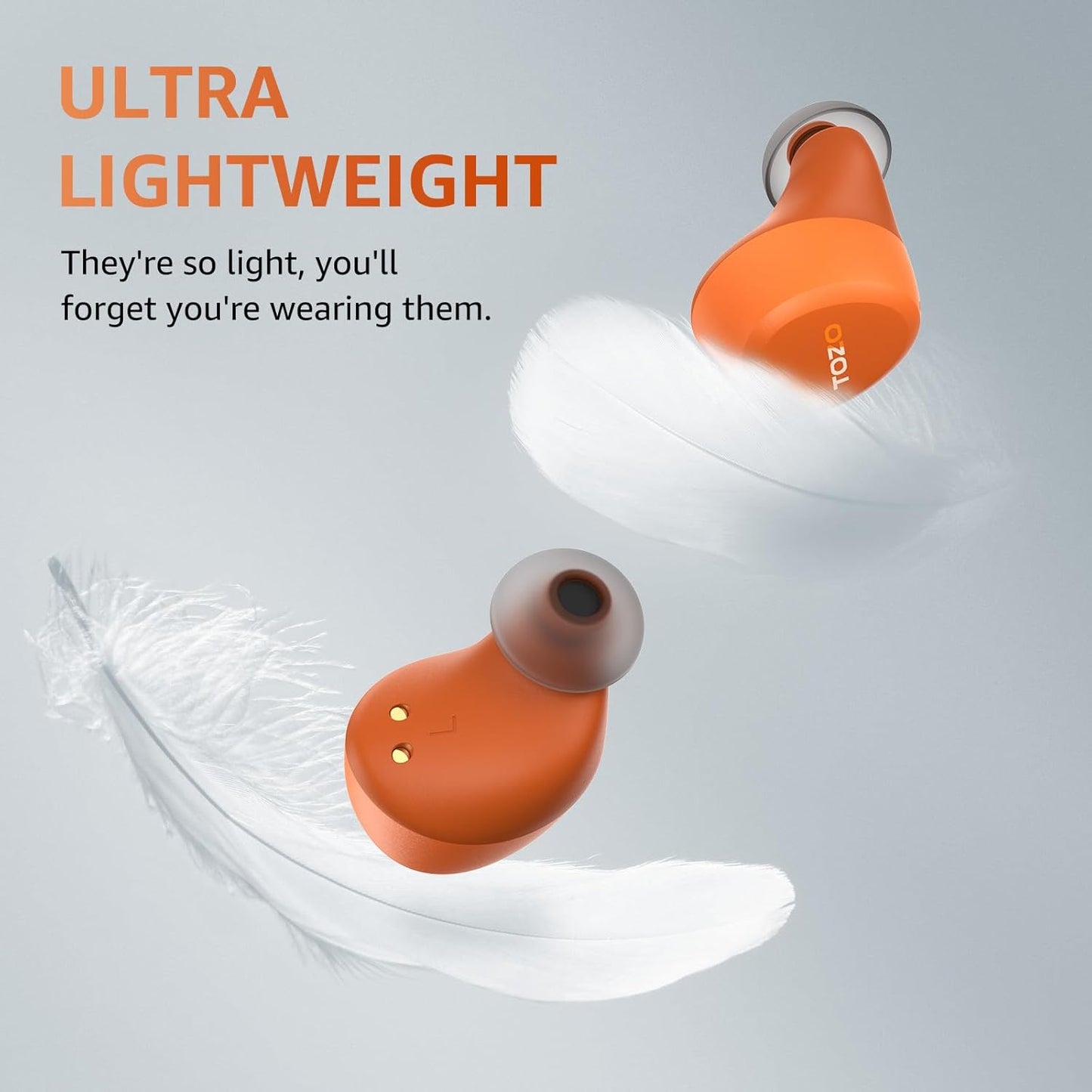 TOZO A1 5.3 IPX5 2 Immersive Headset 32 Presets Wireless Earbuds Bluetooth Light Weight in Ear Waterproof Headphones