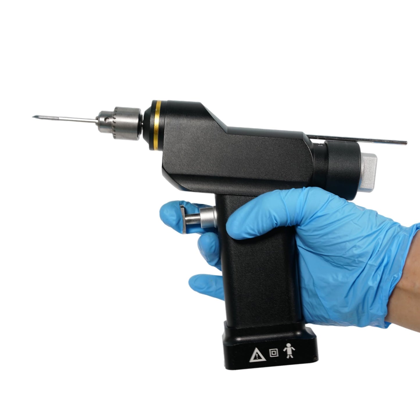 Caphstion Electric Cannulated Drill Micro Hollow Drill Machine Veterinary Mini Bone Orthopedic Tool, Sterilization Box