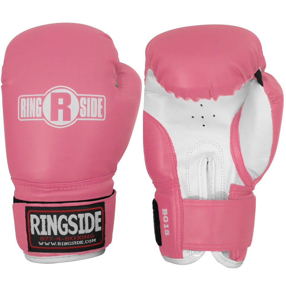 Ringside Striker Boxing Training Sparring Gloves, Black/White