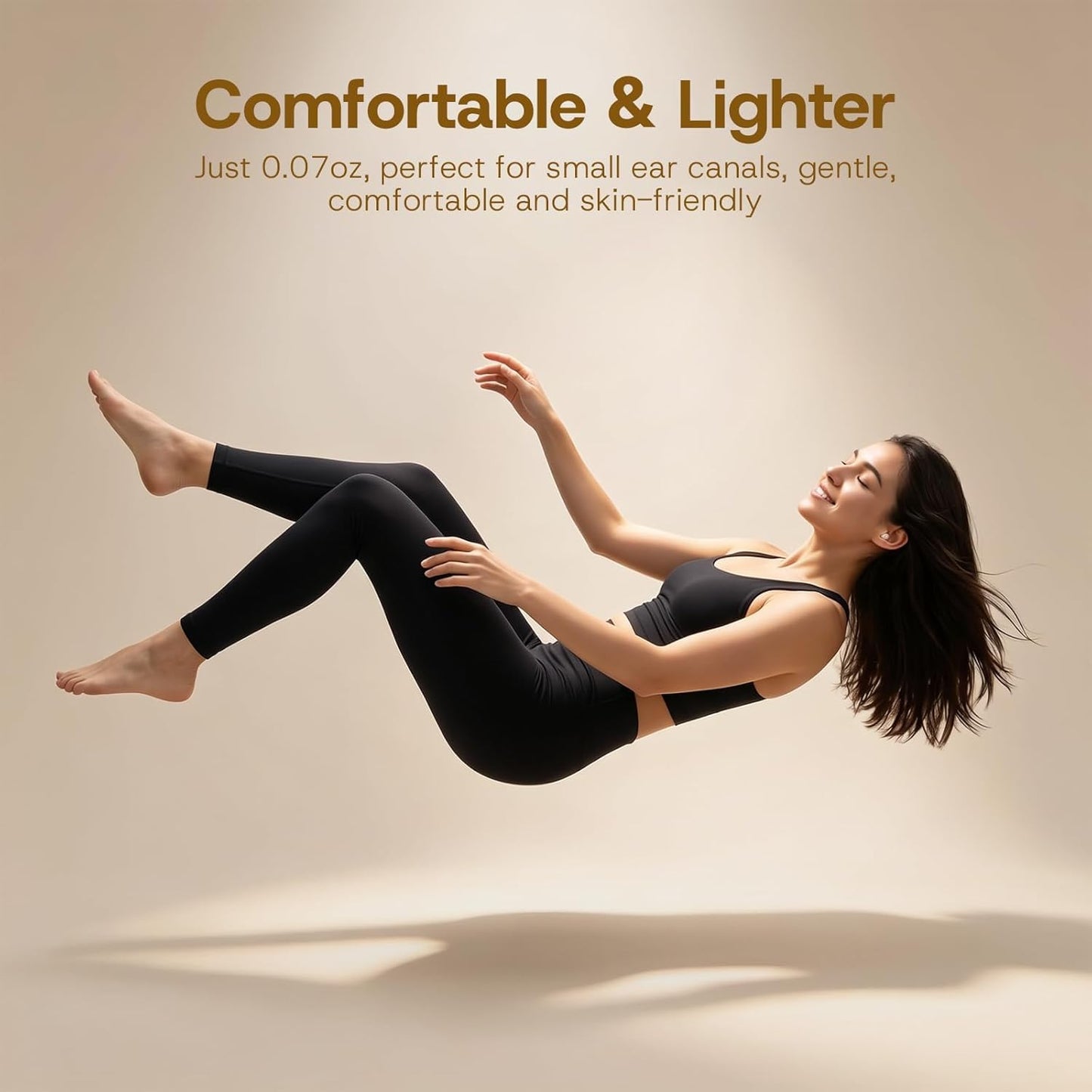 Xmenha Small Mini Invisible Earbuds Wireless Bluetooth for Small Ears Low Profile Tiny Discreet Hidden Sleeping Earbuds