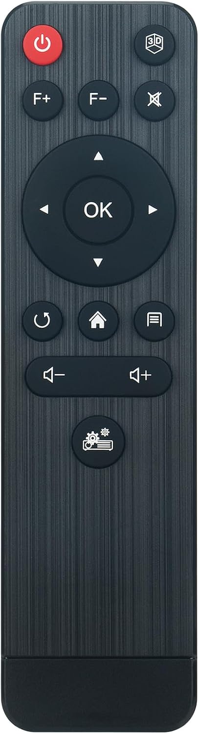 ZdalaMit T5 T6 V5 V6 V7 Replacement Remote Control Applicable for Toumei Cacor Projector DLP Home Theater Projectors