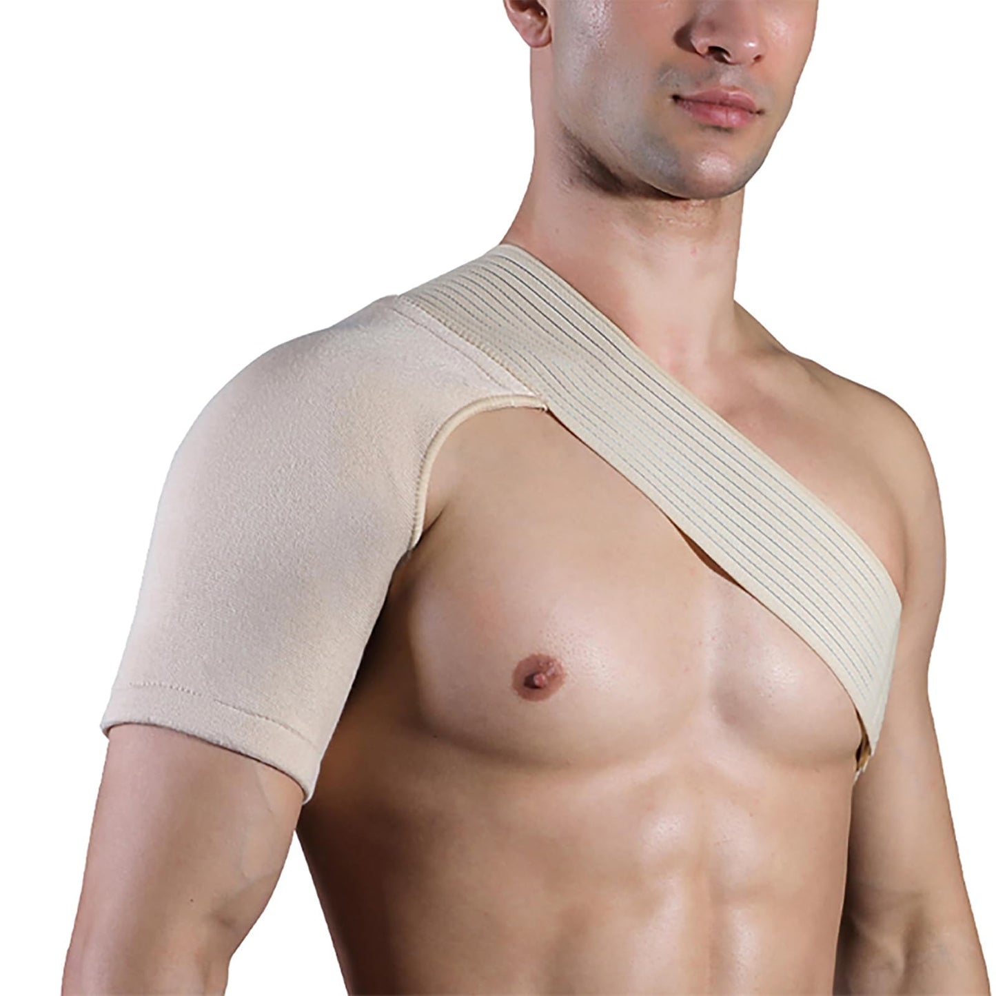 SPOBTRACE Shoulder Brace For Torn Rotator Cuff For Men Women, Adjustable Shoulder Compression Sleeve Support Brace Arm Sling Immobilizer For Pain Relief,Sleep,Injuries(XS/S)