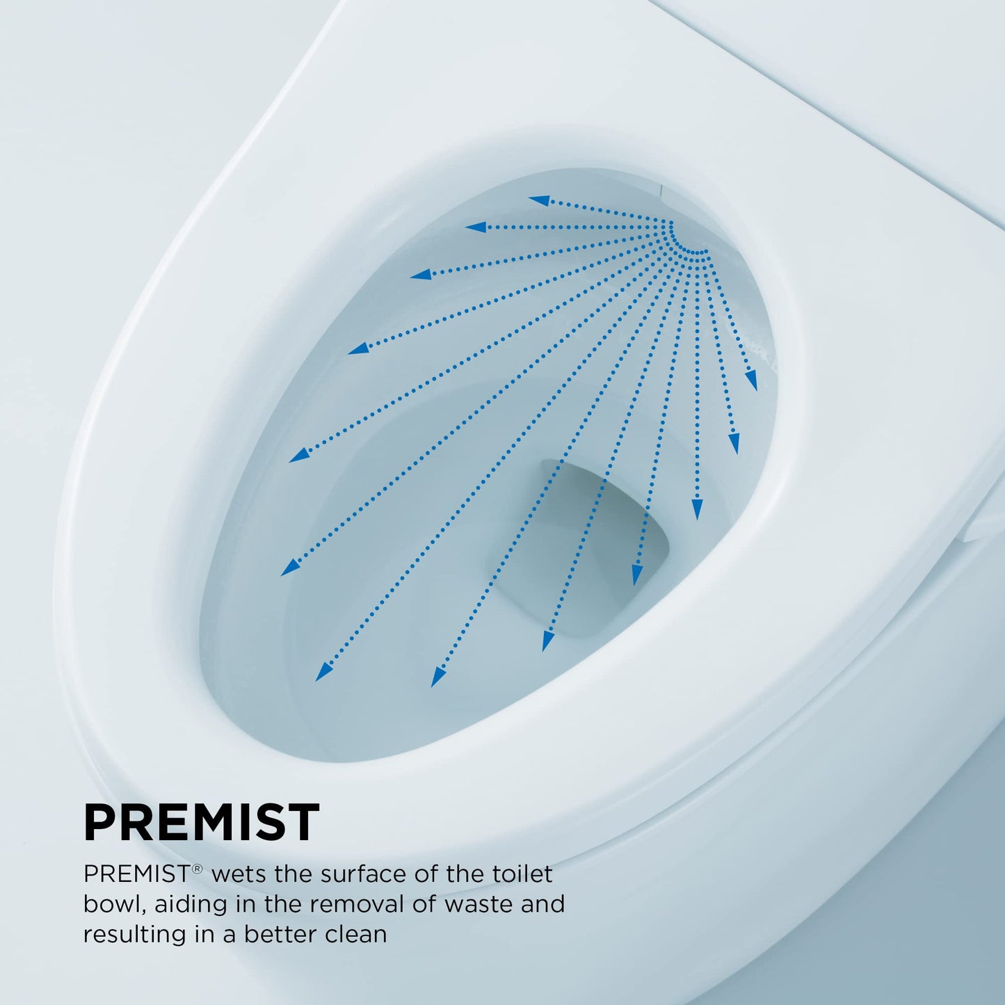 NEOREST® RS Dual Flush 1.0 or 0.8 GPF Toilet with Integrated Bidet Seat and EWATER+, Cotton White - MS8341CUMFG#01