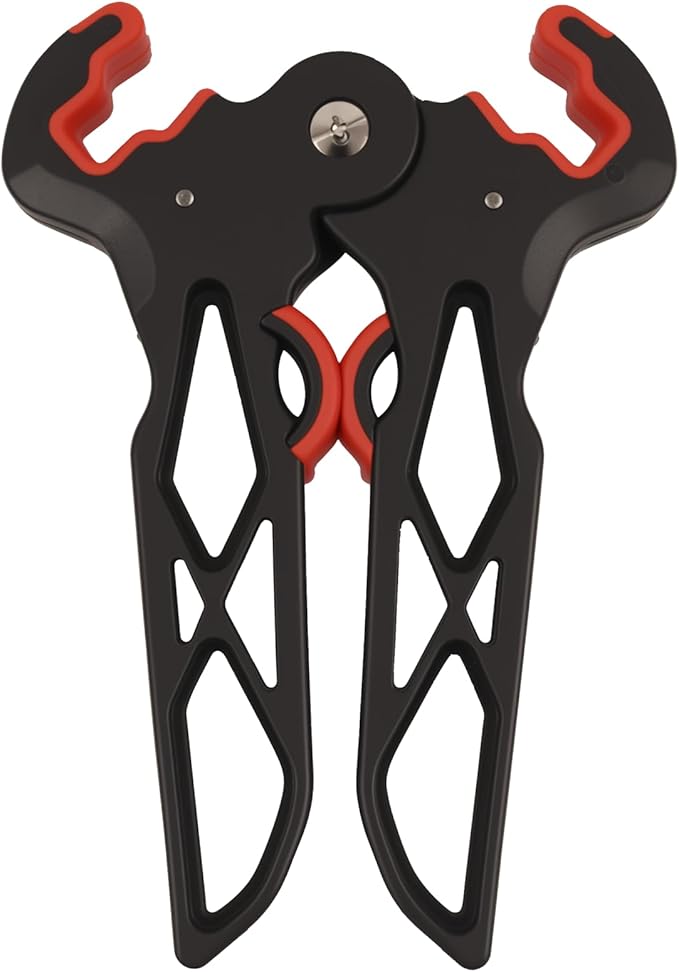 Archery Bow Stand, Rubber Foldable Compound Bow Holder, Ground - Supporting Bipod Rack for Compound Bows, Portable & Scratch - Resistant, Essential Archery Accessories for Hunting, Range & Display