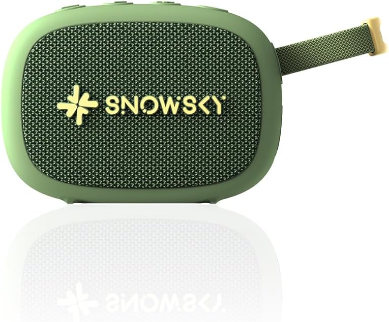 FiiO withIPX6 21H 5.4, /Snowsky Anywhere Portable Bluetooth Speaker Waterproof, Playtime, Wireless Stereo Pairing, HiFi