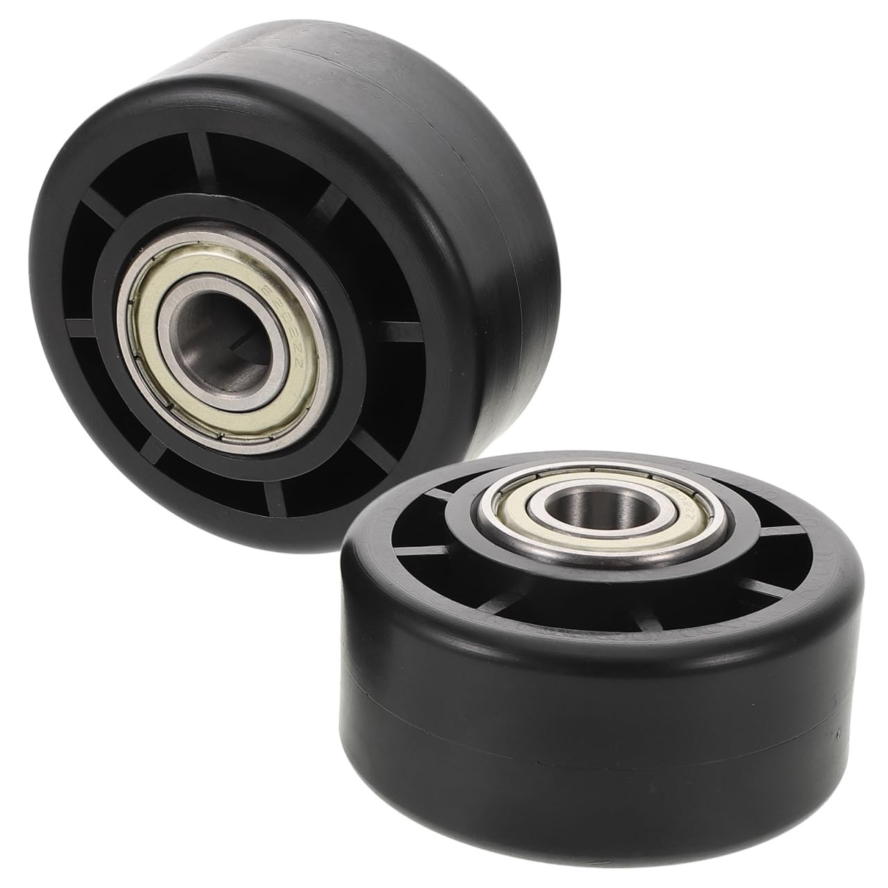 OHPHCALL Fitness Equipment Universal Wheel Replacement 2-Pack with Durable Pp Caster Bearings for Treadmill Gym Roller and Exercise Bike Accessories 2.76 Inch
