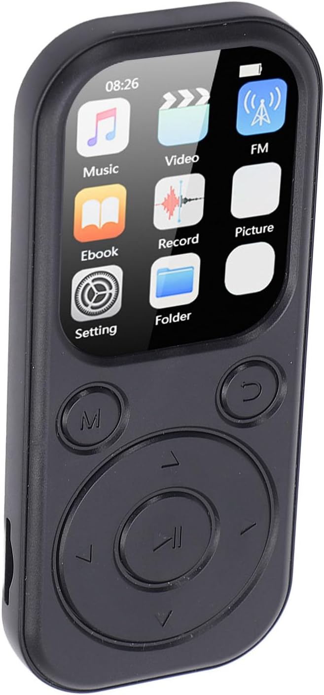 Zopsc MP3 2.01 Inch 128GB (32GB Bluetooth Player, HiFi Sound Portable Music Player with Screen, Stylish