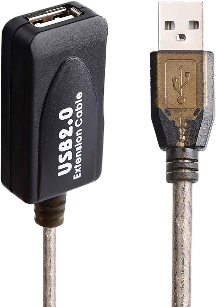 LDKCOK 2.0 30ft, 480 (30FT-10M) USB Type A Male to A Female Active Repeater Extension Cable High Speed Mbps