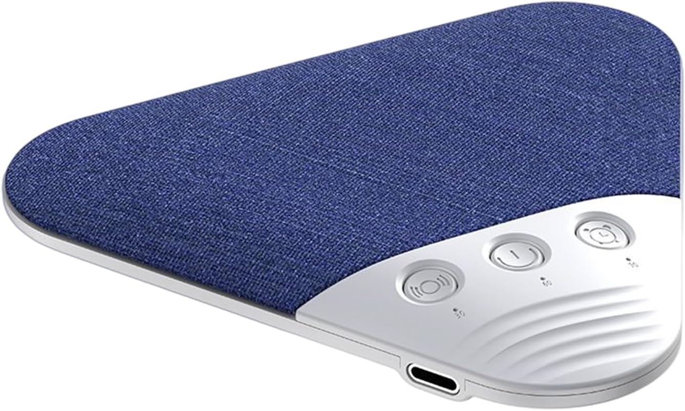 Generic 12x10.8x1.4cm, Pillow Speaker, Enhanced Sleep Support, White Noise Sound Pillow Speaker, Sleep Sound Machine