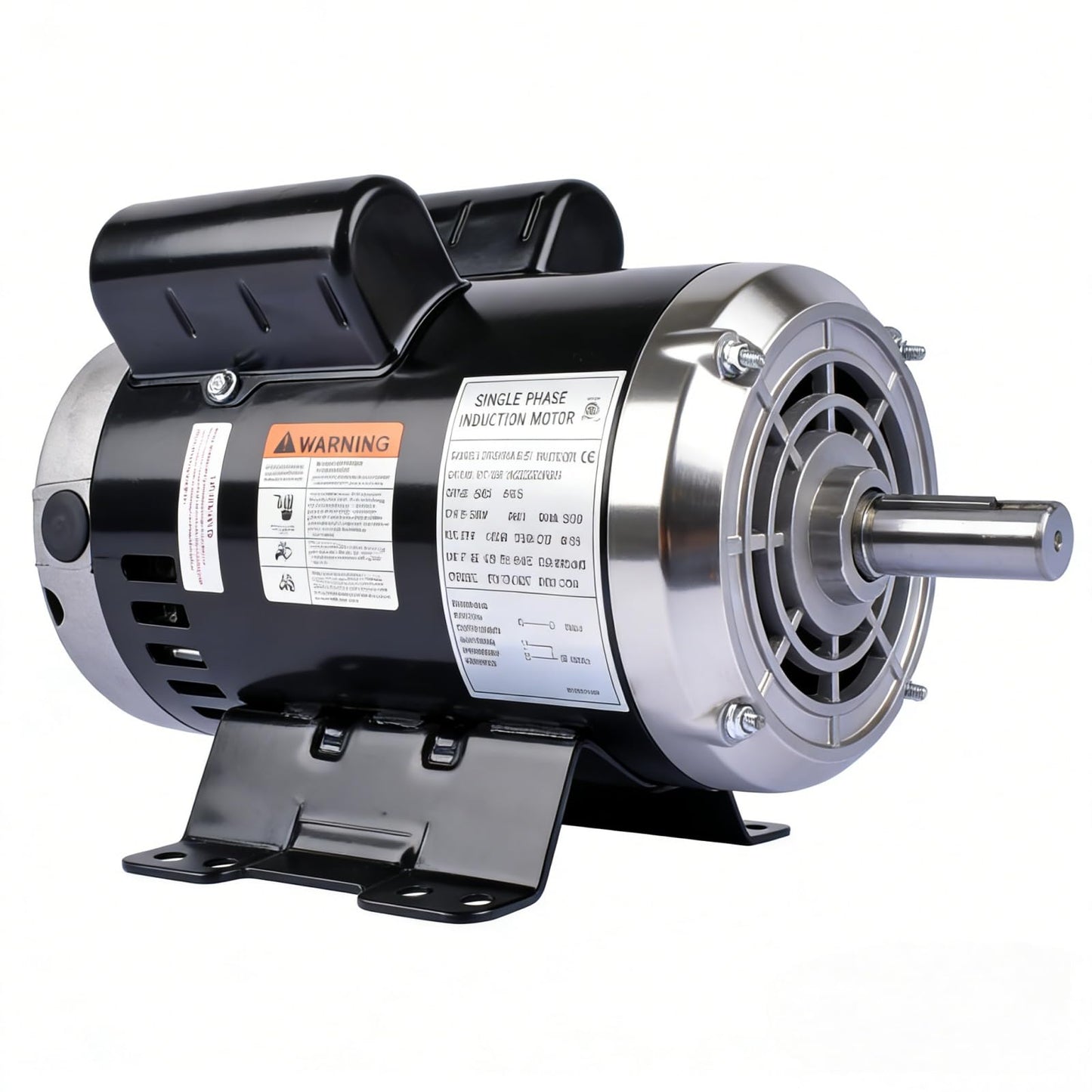 54421193 5HP Air Compressor Motor Replacement for Ingersoll Rand, Single Phase, 184T Frame, Open Drip Proof Enclosure, 5Hp Output, 3450RPM, 60Hz, 208-230V, 23378805 Mixizap