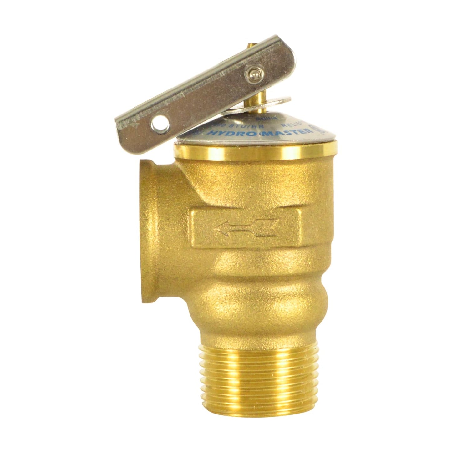 HYDRO MASTER Safety Relief Valve With 3/4 Inch Thread 150 PSI ASME Hot Water (150 PSI)