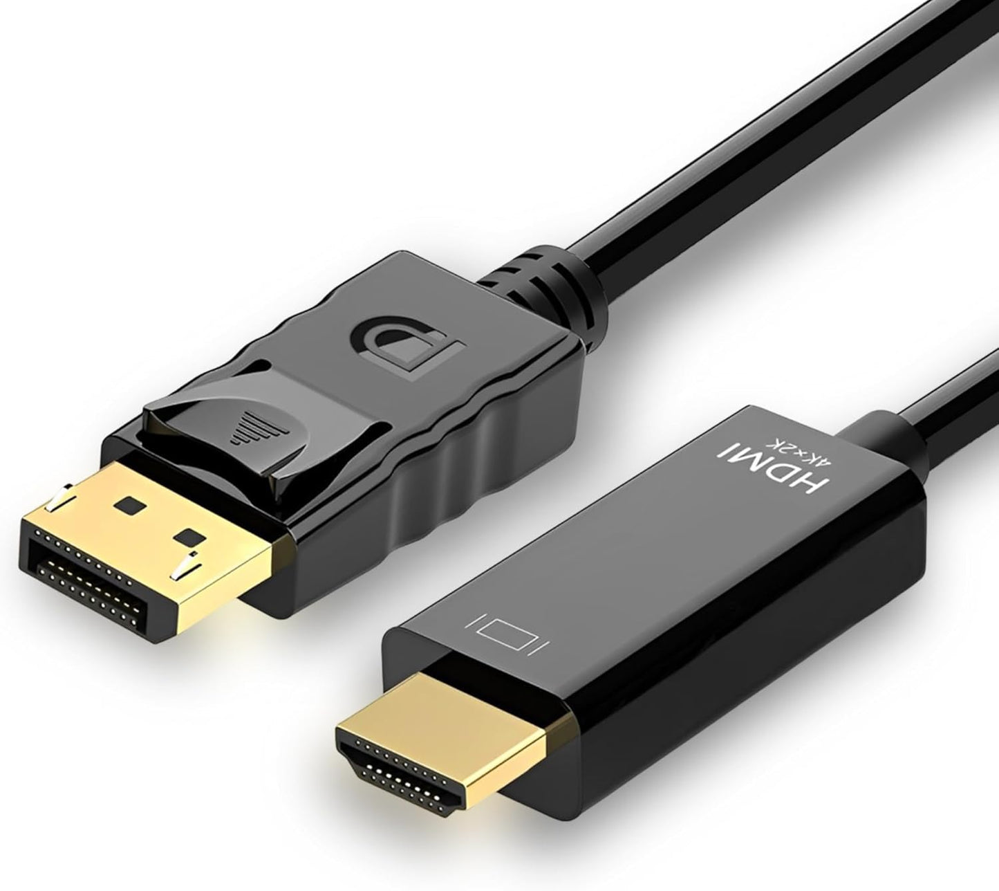 Mindorlen 4K 60Hz 6ft, 6feet Displayport to HDMI Cable NOT HDMI to Displayport Adapter, Display Port to HDMI Cable