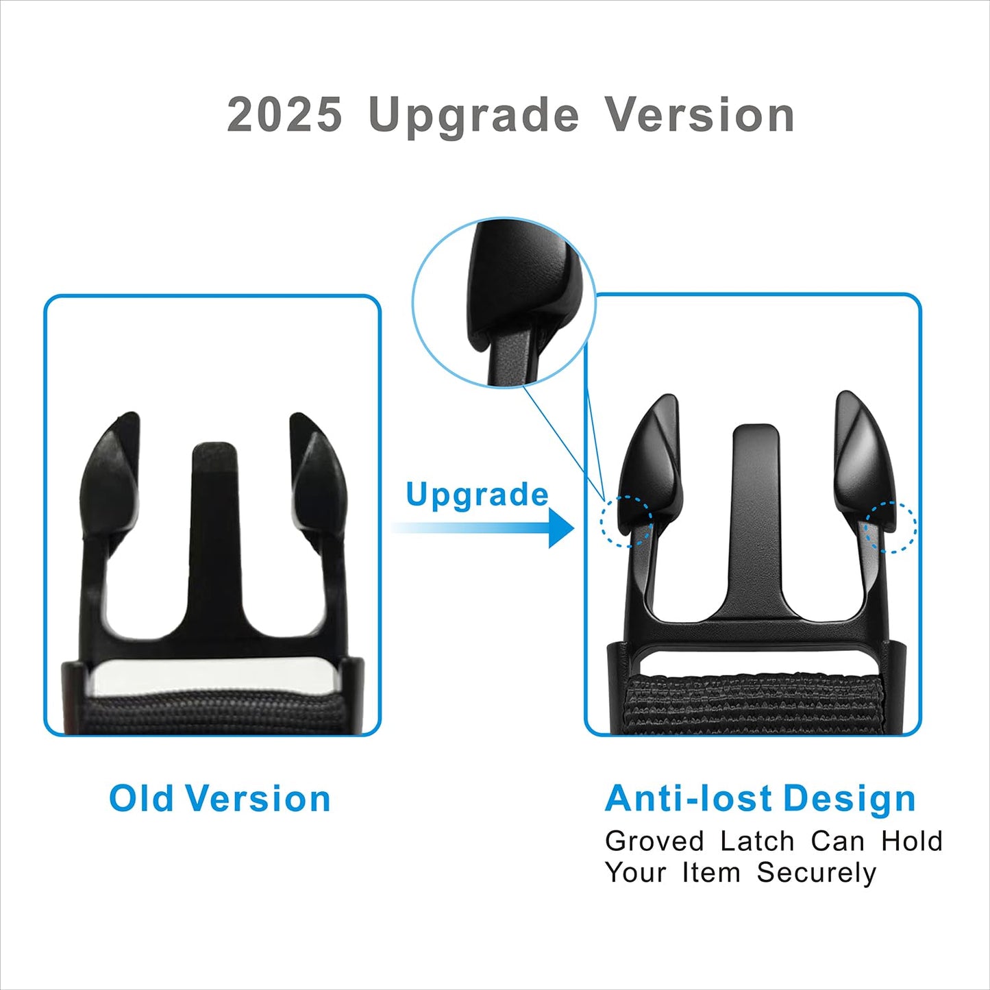 Wisdompro Jacket Gripper Strap, Add a Bag Luggage Straps Baggage Suitcase Belts Travel Accessories with Hook and D-Ring - Make Your Hands Free, Easy to Carry Your Extra Bags - Red