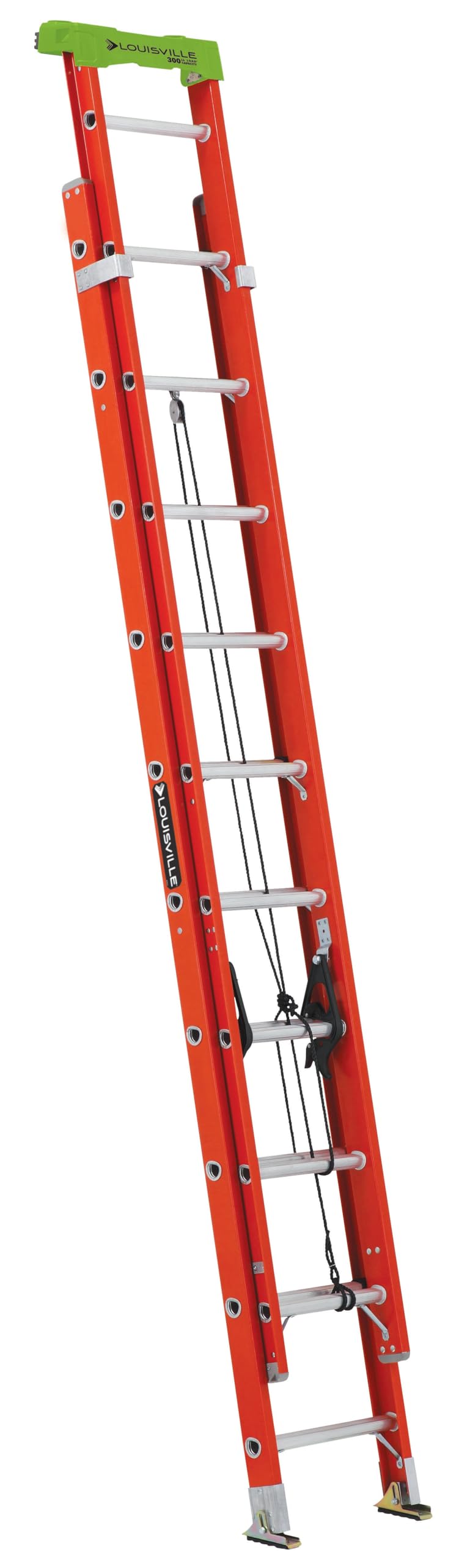 Louisville Ladder 20-Foot Fiberglass Extension Ladder, 300-Pound Load Capacity, Type IA, L-3022-20PT