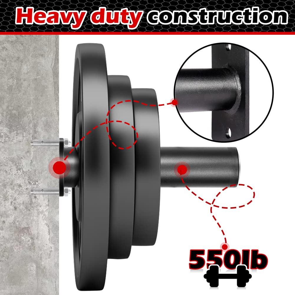 Abnaok Olympic Adapter Sleeve - Converts 1" Standard Weight Plate Posts to 2" Olympic Weight Plate Posts