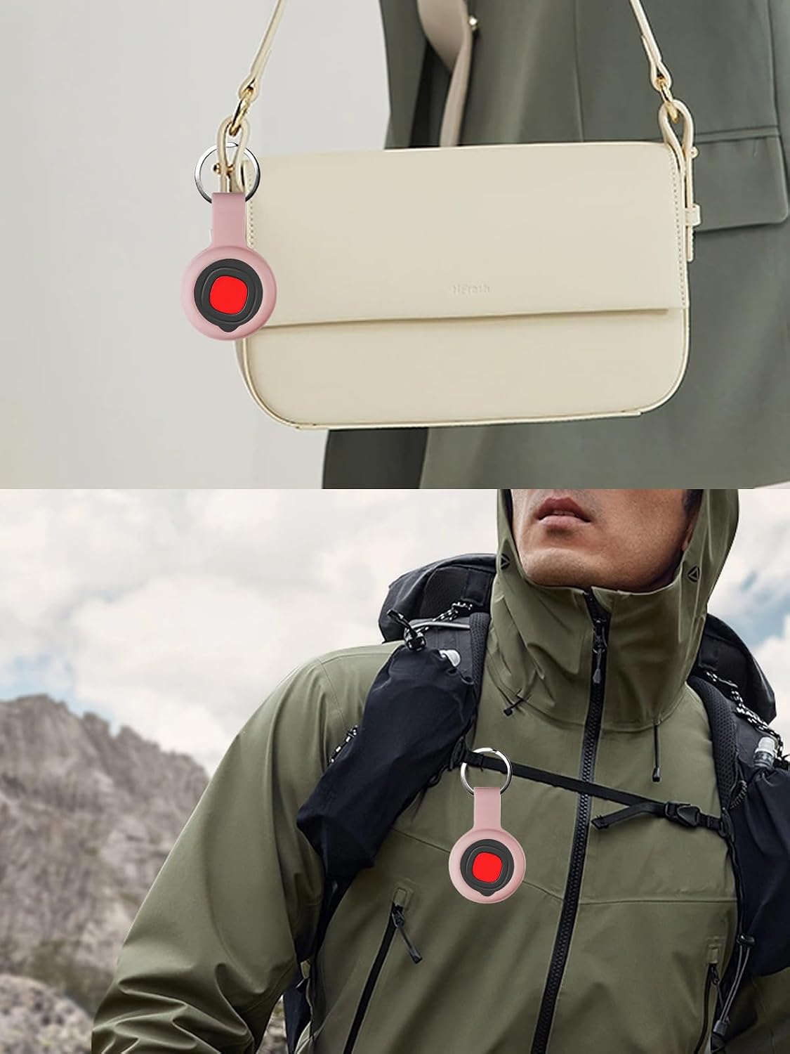 UYRUREL Case for Mili Smart Tracking Tag - Superior Silicone Build, Shockproof & Anti - Slip. Fits Widely, Protects