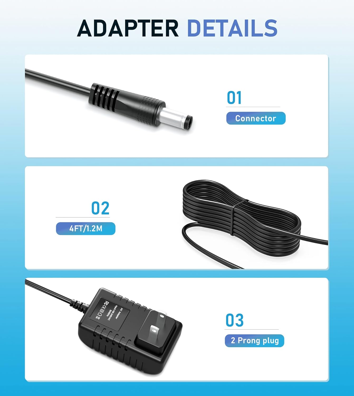 Beudsa ChargN LY-580A+1 MDMP200 AC/DC Adapter Compatible with Medcursor Kneading Neck Shoulder Massager