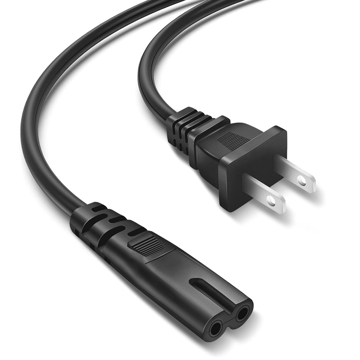 QKCOK 8FT 2 MP160 Prong Printer ac Power Cord Cable for Canon PIXMA MG/MP/MX/IP Series Printers and HP OfficeJet